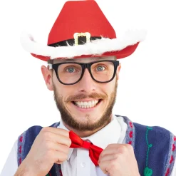 Sale Windy City Novelties Santa Claus Cowboy Hat