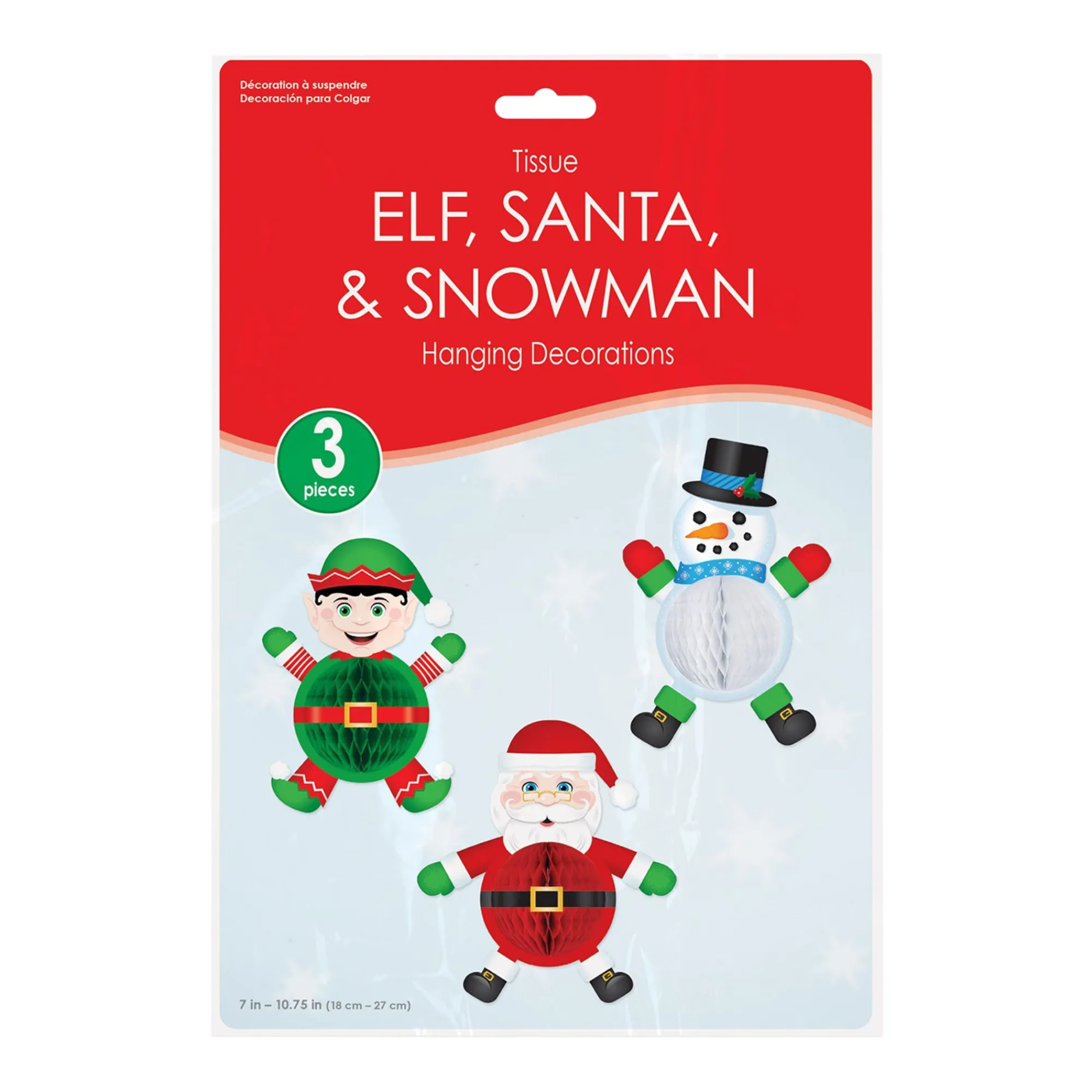 Sale Windy City Novelties Santa, Elf, Snowman Hanging Decorations