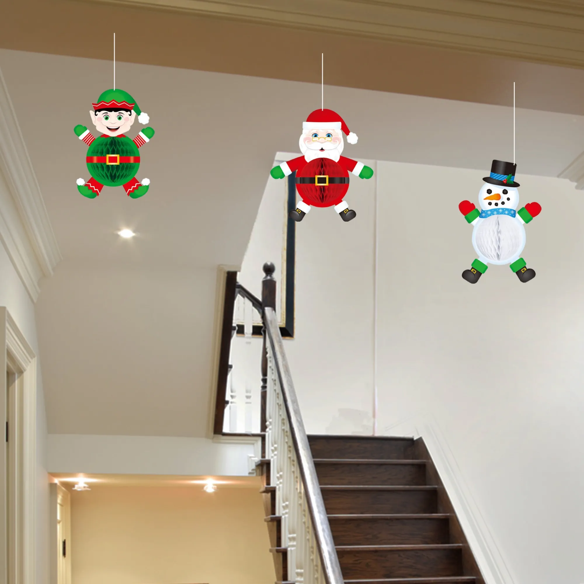 Sale Windy City Novelties Santa, Elf, Snowman Hanging Decorations