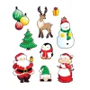 Online Windy City Novelties Santa & Friends Window Clings