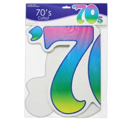 Discount Windy City Novelties 70's Cutout Decoration