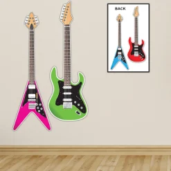 Hot Windy City Novelties 80's Electric Guitar Cutouts