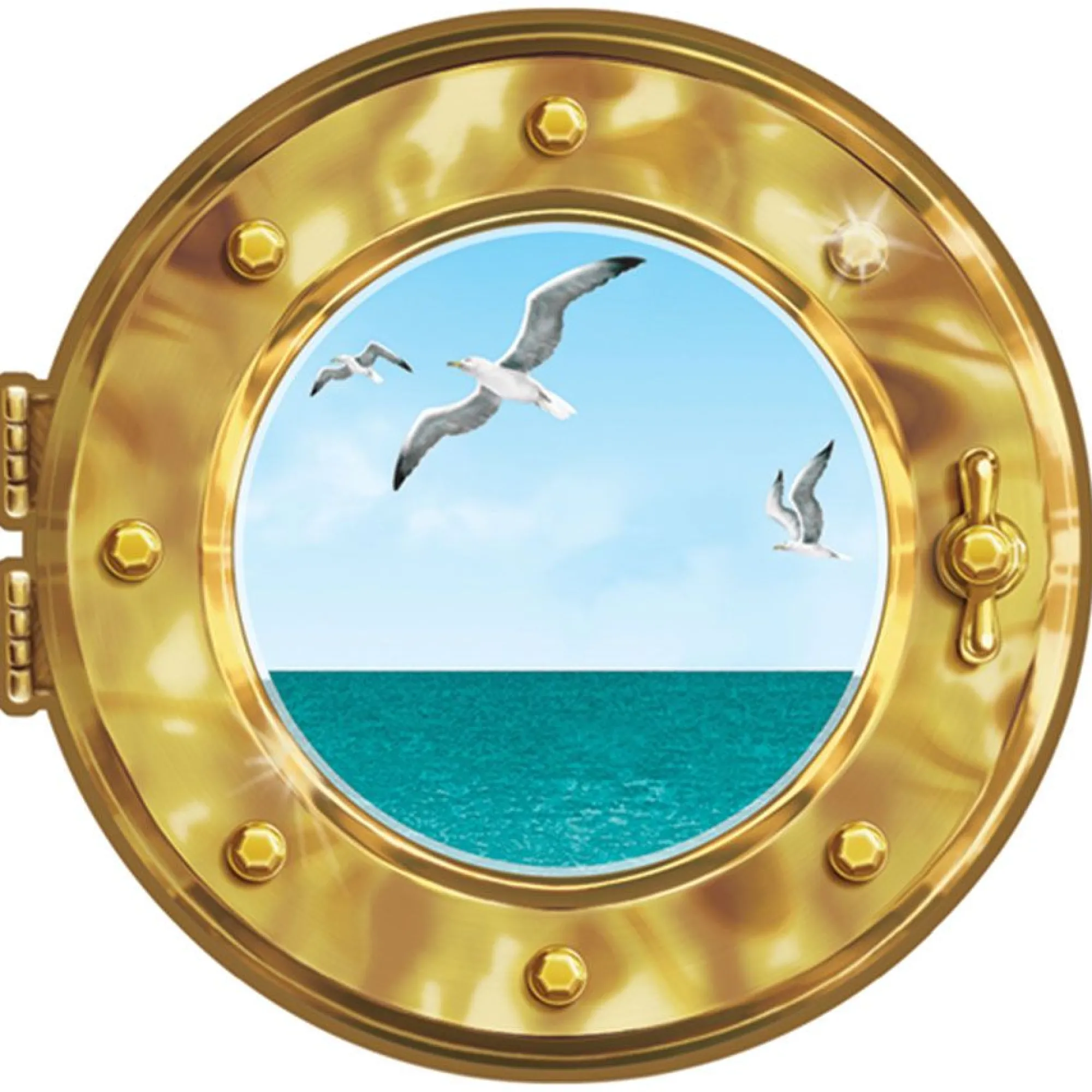 New Windy City Novelties Ship Porthole Window Cling