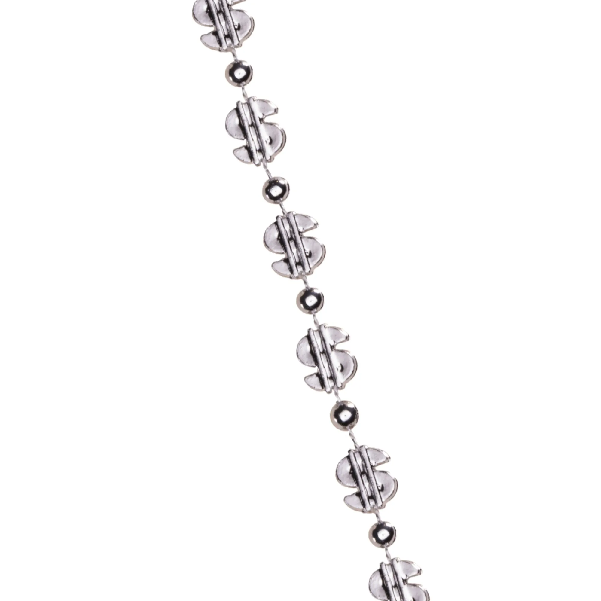 Outlet Windy City Novelties Silver Bead Dollar Sign Necklaces