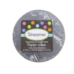 Best Windy City Novelties Silver Crepe Paper Streamer