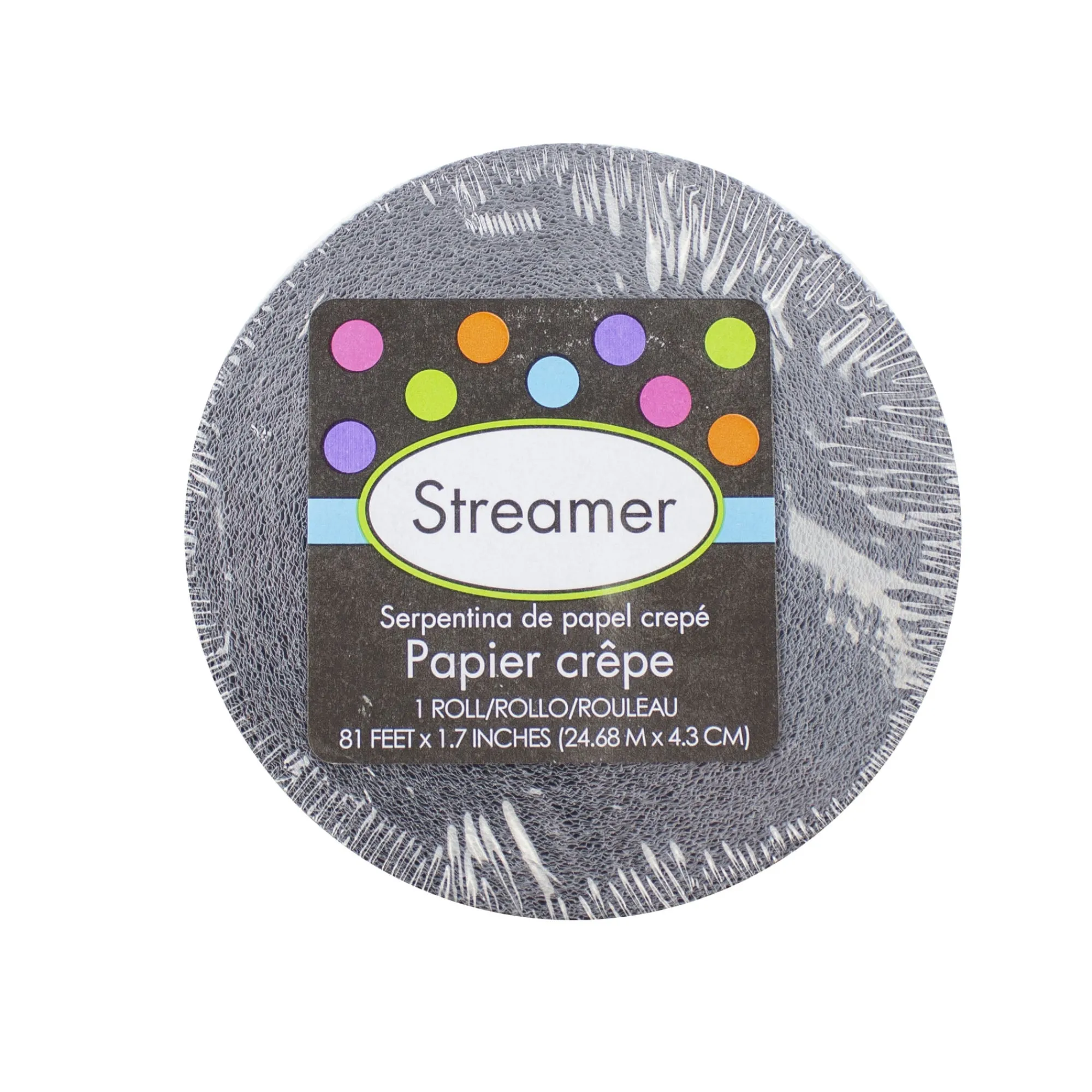 Best Windy City Novelties Silver Crepe Paper Streamer