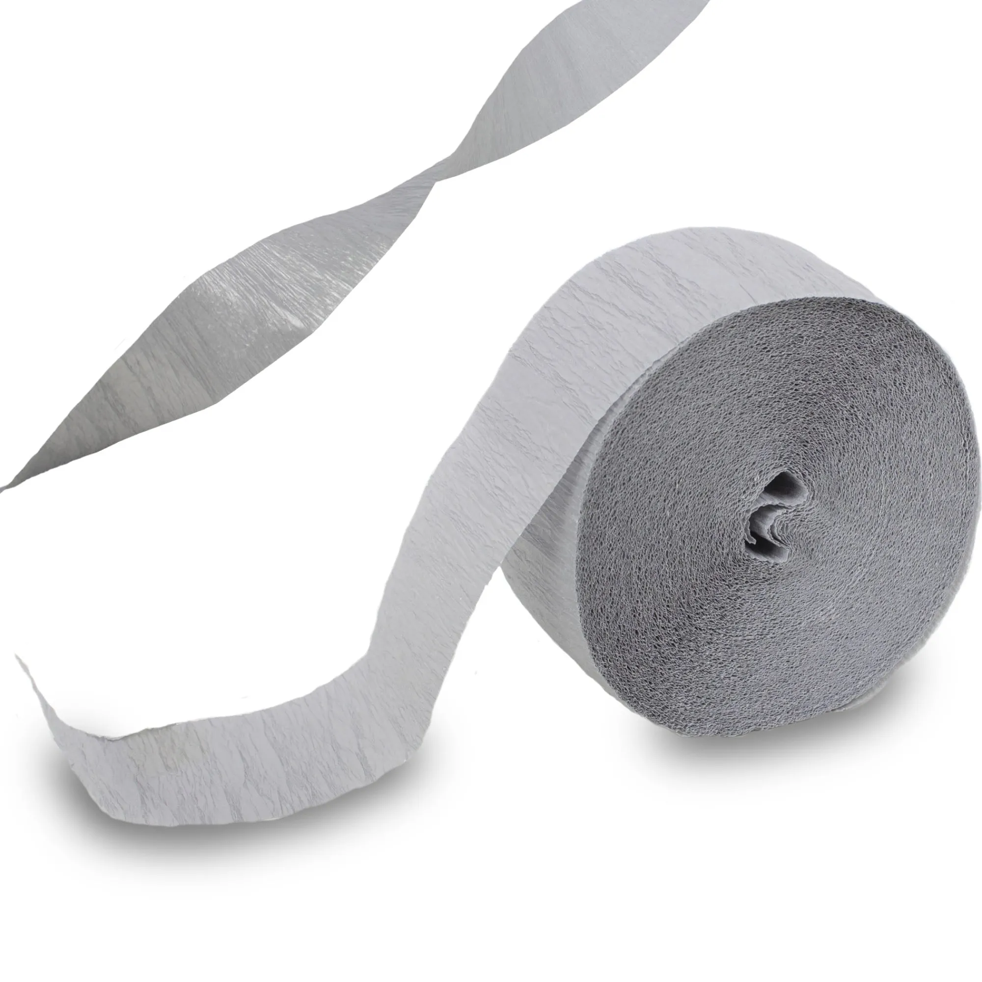 Best Windy City Novelties Silver Crepe Paper Streamer