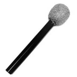 Sale Windy City Novelties Silver Glitter Microphones