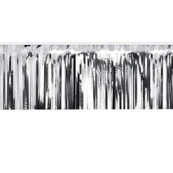 Sale Windy City Novelties Silver Metallic Fringe Banner