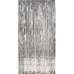 Discount Windy City Novelties Silver Metallic Fringe Curtain
