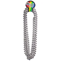 New Windy City Novelties Silver 33" 12mm Bead Necklaces