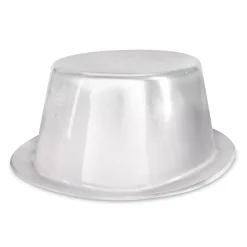Clearance Windy City Novelties Silver Plastic Top Hats