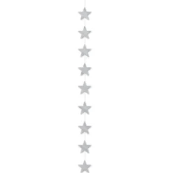 Discount Windy City Novelties Silver Star Stringer Decoration