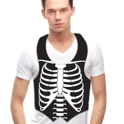 Discount Windy City Novelties Skeleton Rib Cage Vest