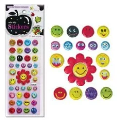 Clearance Windy City Novelties Smiley Face 1/2" Stickers