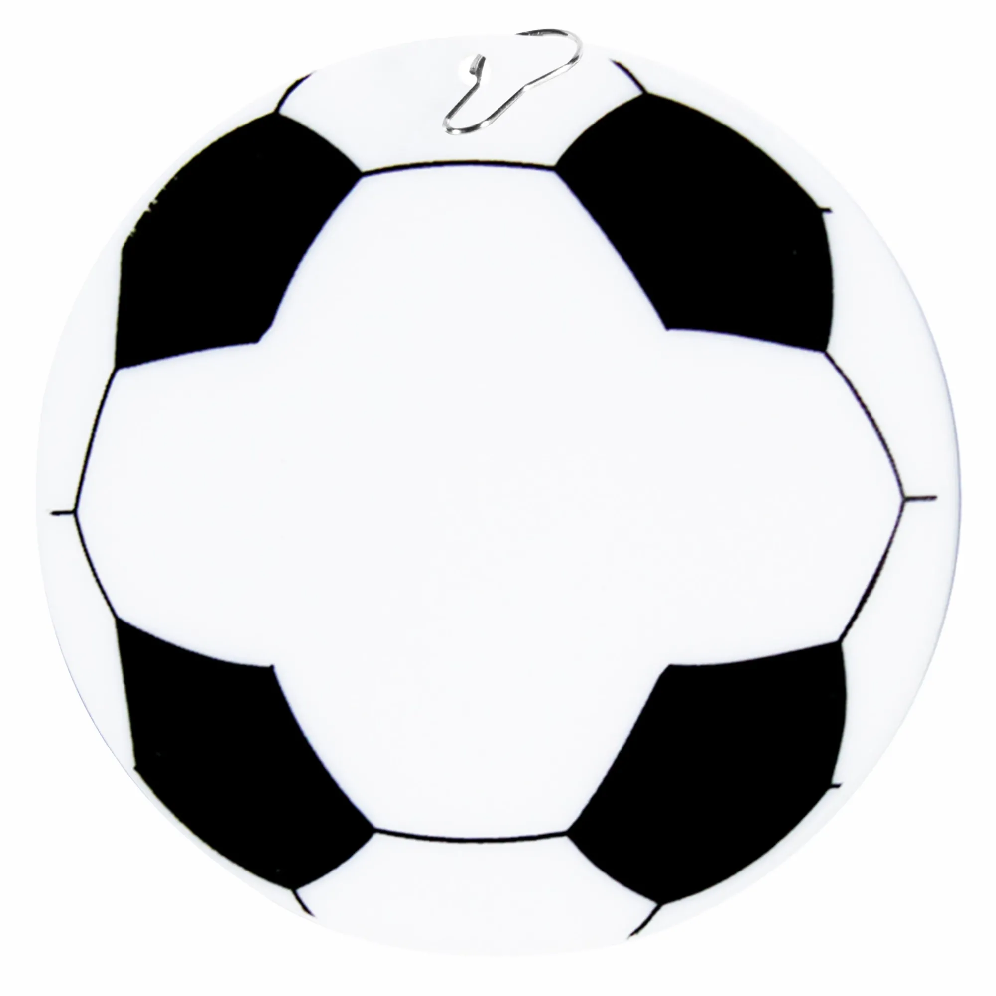 Hot Windy City Novelties Soccer Ball Plastic 2 1/2" Medallion