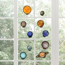 New Windy City Novelties Solar System Window Clings