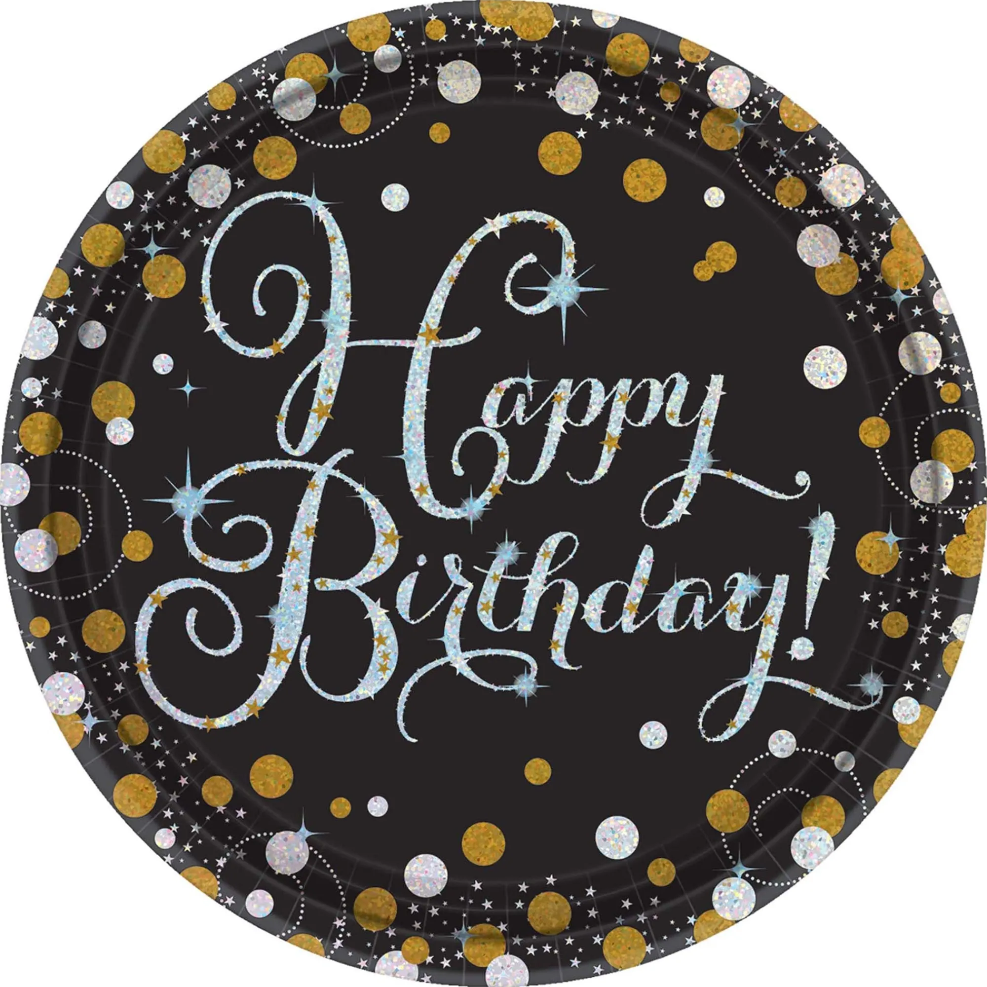 Online Windy City Novelties Sparkling 9" Birthday Plates