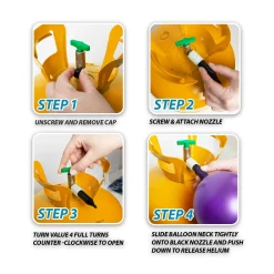 Clearance Windy City Novelties Standard Helium Party Kit