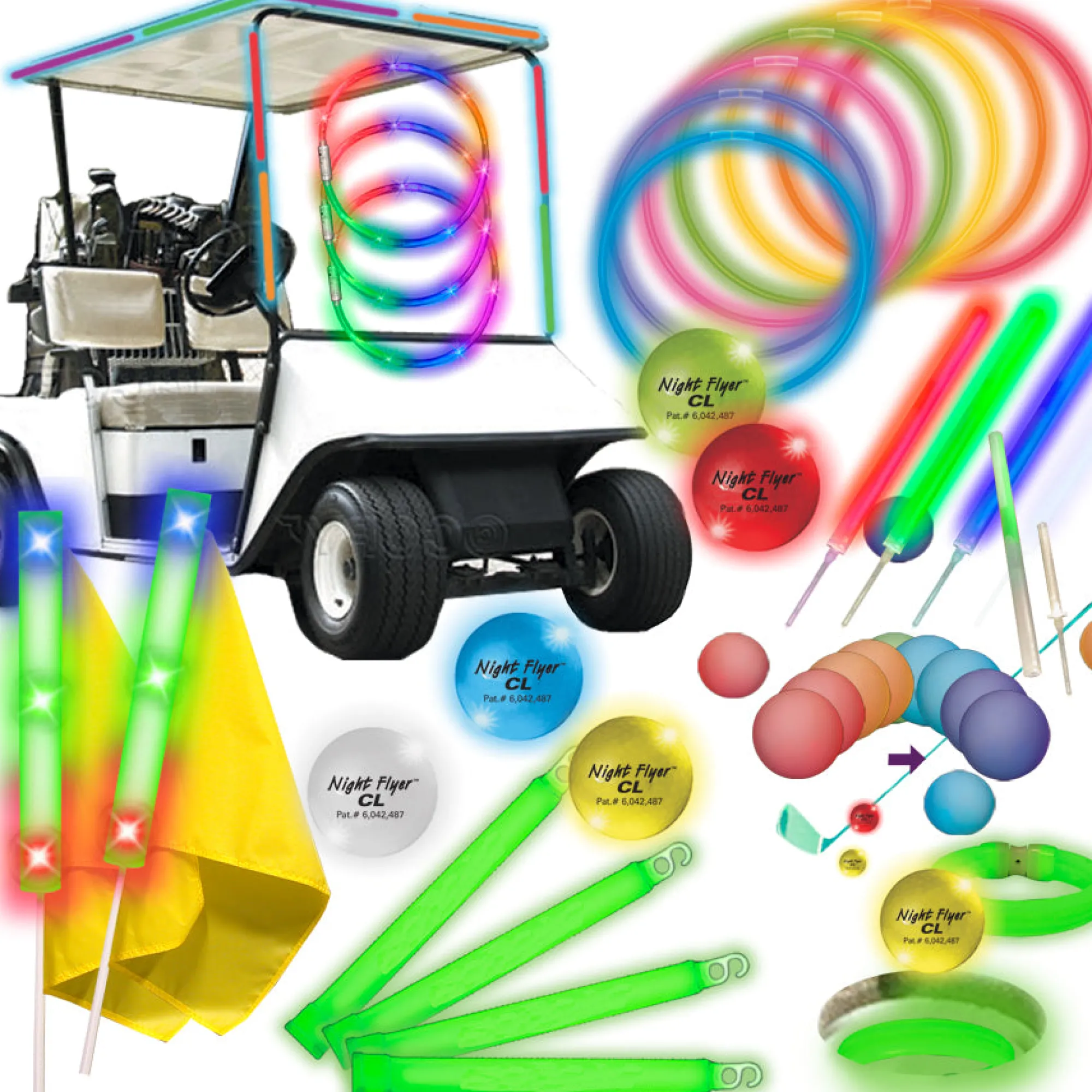 Best Windy City Novelties Standard 80 Player Night Flyer Tournament Package