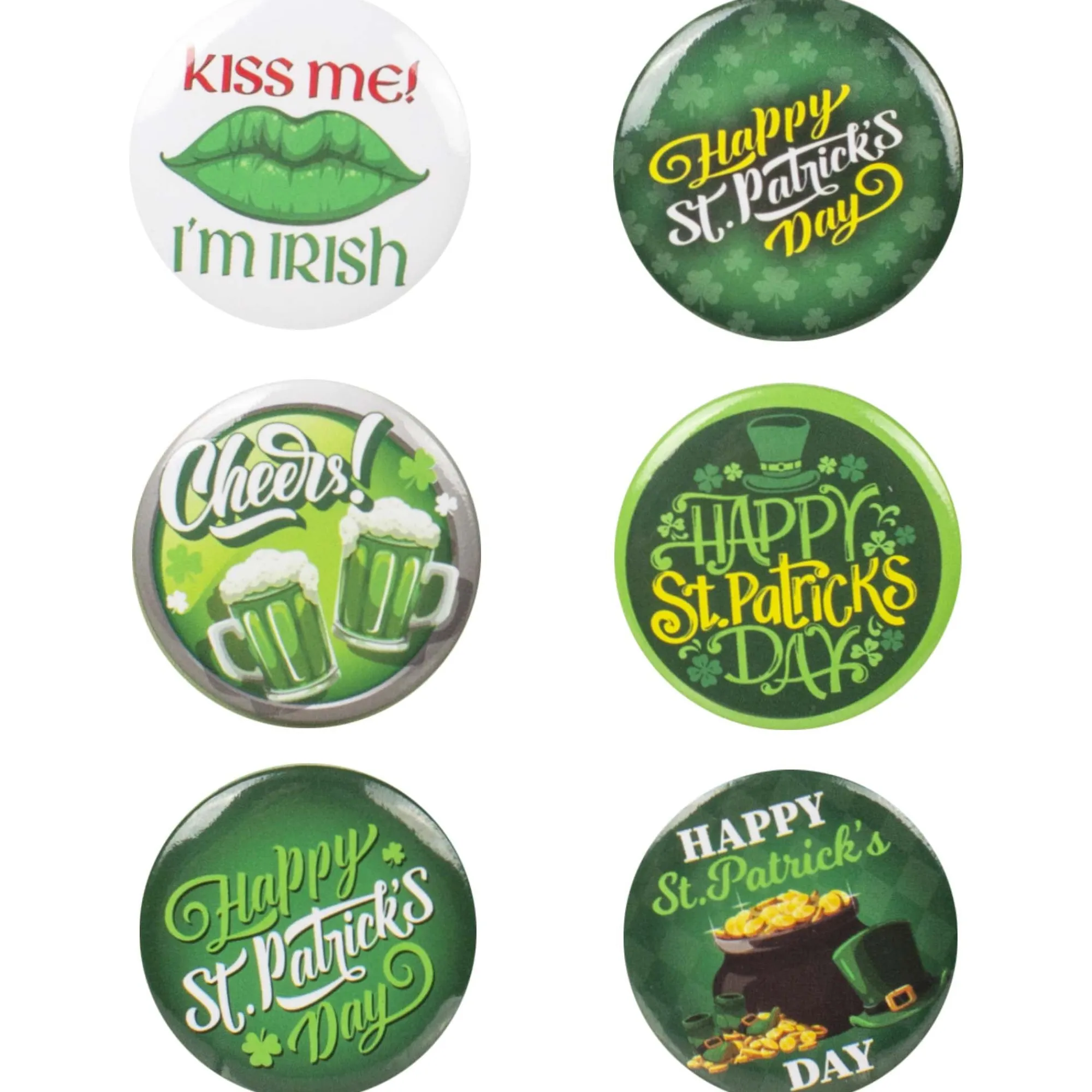 Windy City Novelties St. Patrick's Day Buttons