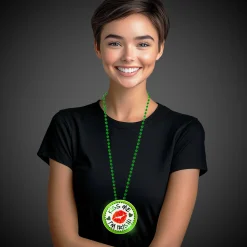 Clearance Windy City Novelties St. Patrick's Day LED Pendant Bead Necklaces Retail Display