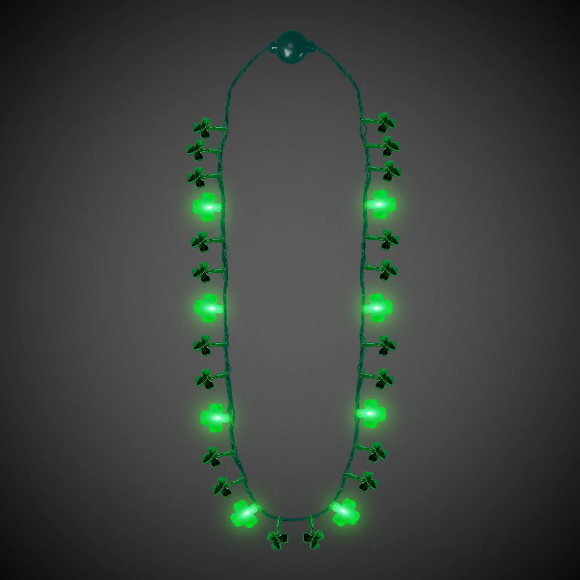 Outlet Windy City Novelties St. Patrick's Day LED Shamrock Necklaces Retail Display