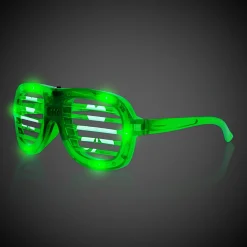 Best Windy City Novelties St. Patrick's Day LED Sunglasses Retail Hanging Display