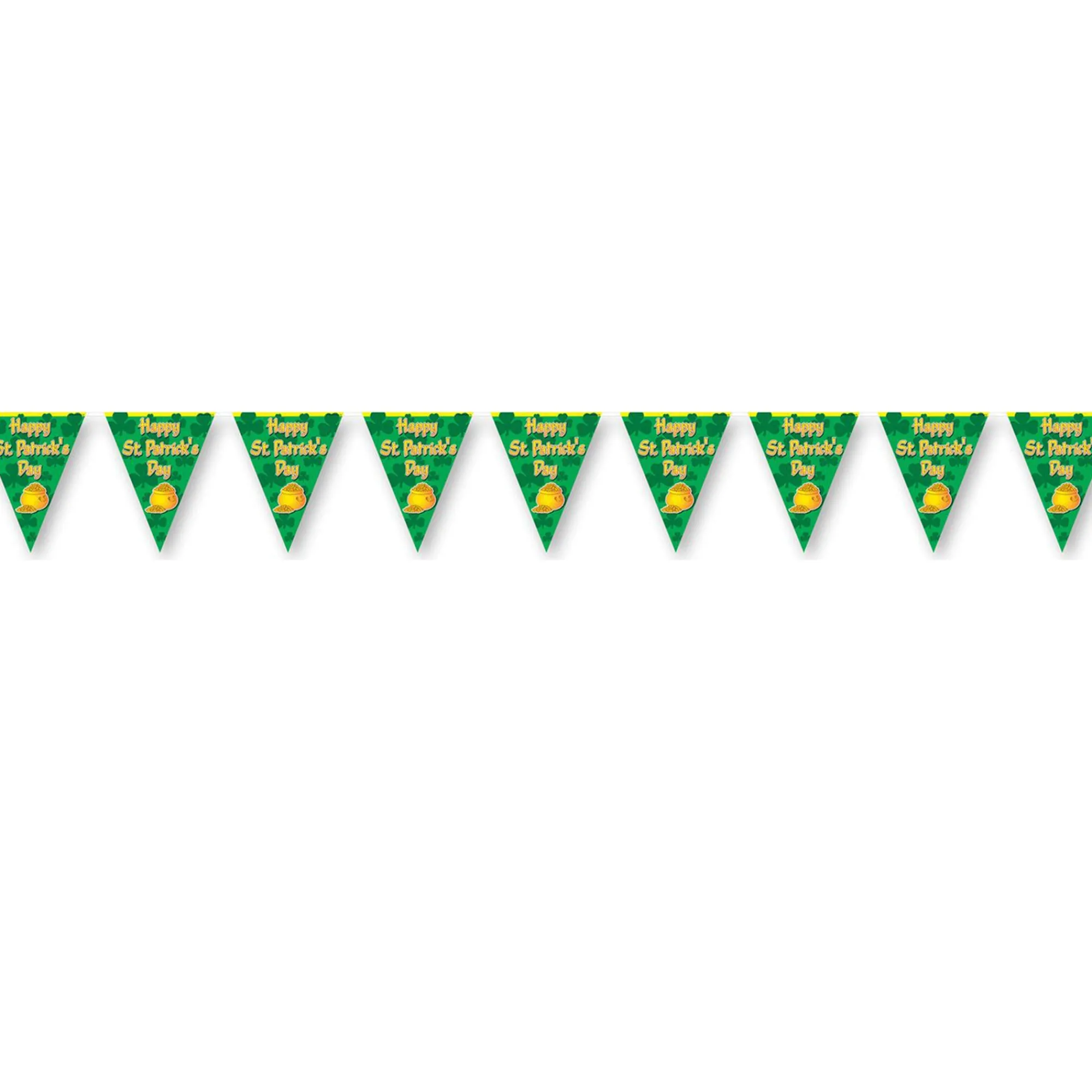 New Windy City Novelties St. Patrick's Day Pennant Banner