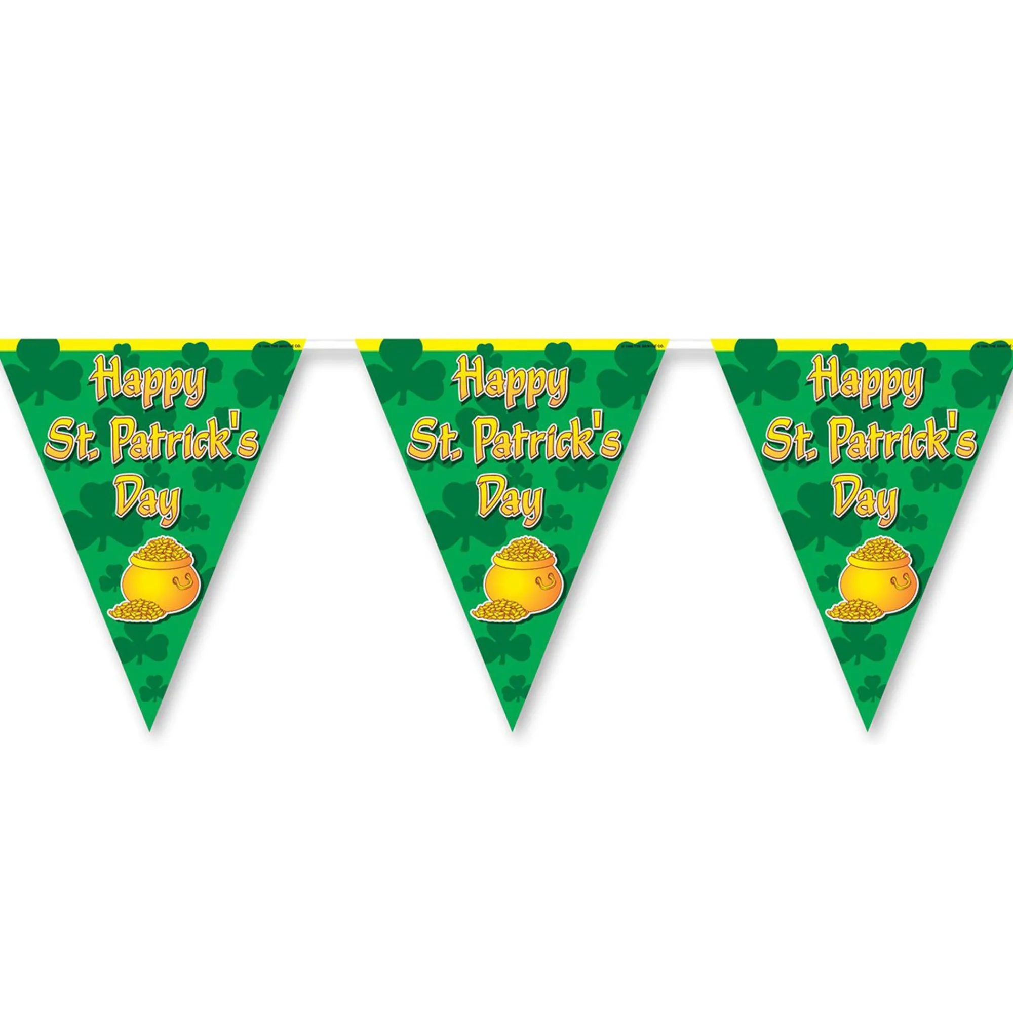 New Windy City Novelties St. Patrick's Day Pennant Banner