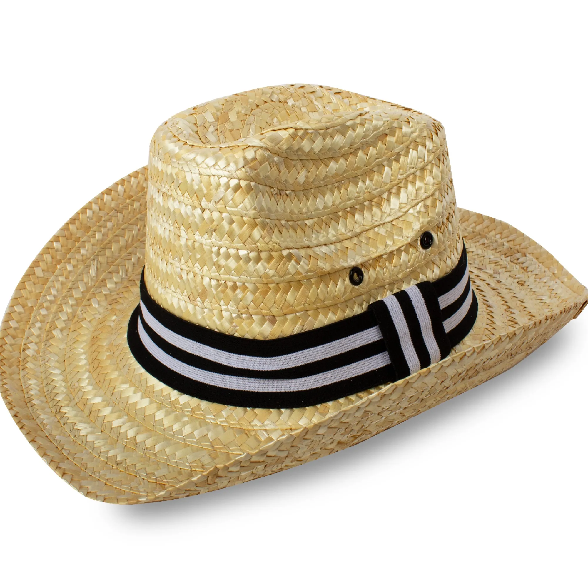 Online Windy City Novelties Straw Cowboy Hat with Strap