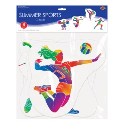 Hot Windy City Novelties Summer Sports Athletes Cutouts