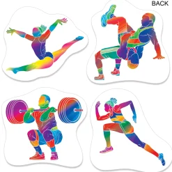 Hot Windy City Novelties Summer Sports Athletes Cutouts