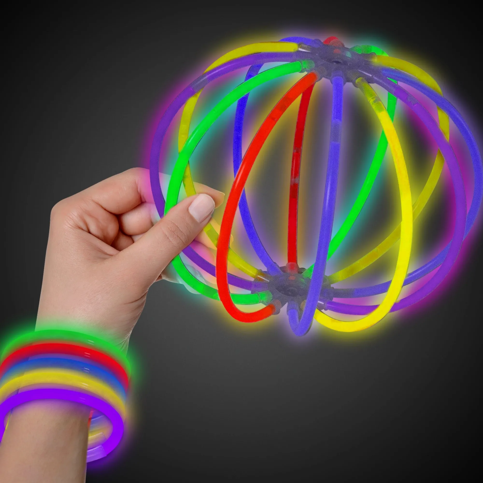 Sale Windy City Novelties Super Bright 8" Glow Bracelets
