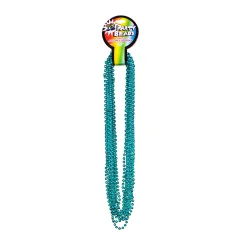 Hot Windy City Novelties Teal 7mm Bead 33" Necklaces