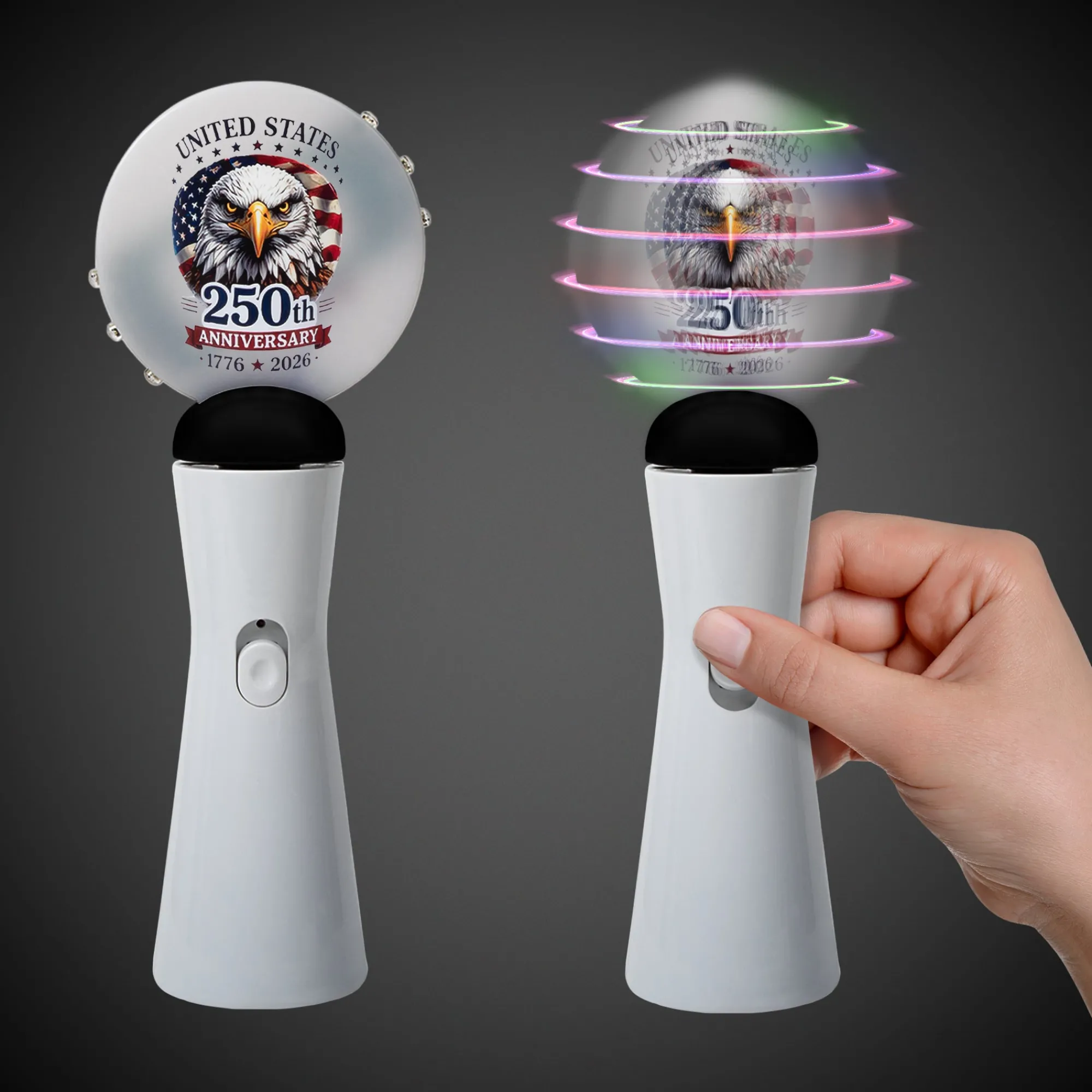 Hot Windy City Novelties 250th Anniversary LED Coin Spinner