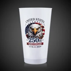 Clearance Windy City Novelties 250th Anniversary Red LED 16 oz. Cup