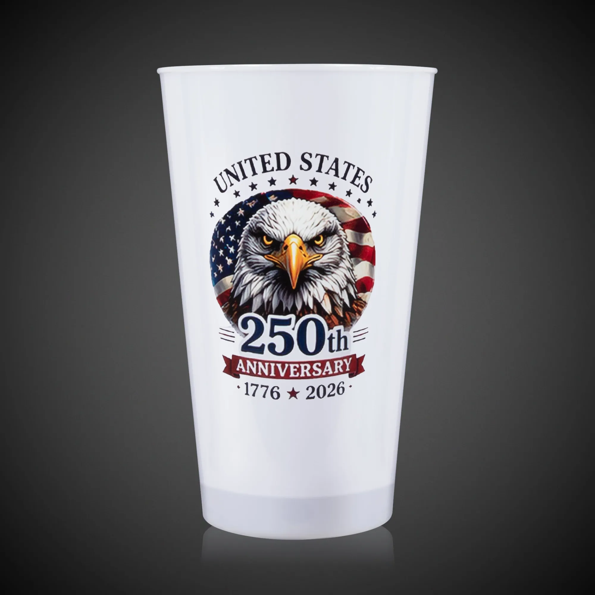Clearance Windy City Novelties 250th Anniversary Red LED 16 oz. Cup