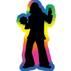 Online Windy City Novelties Tie Dye Hippie Silhouettes