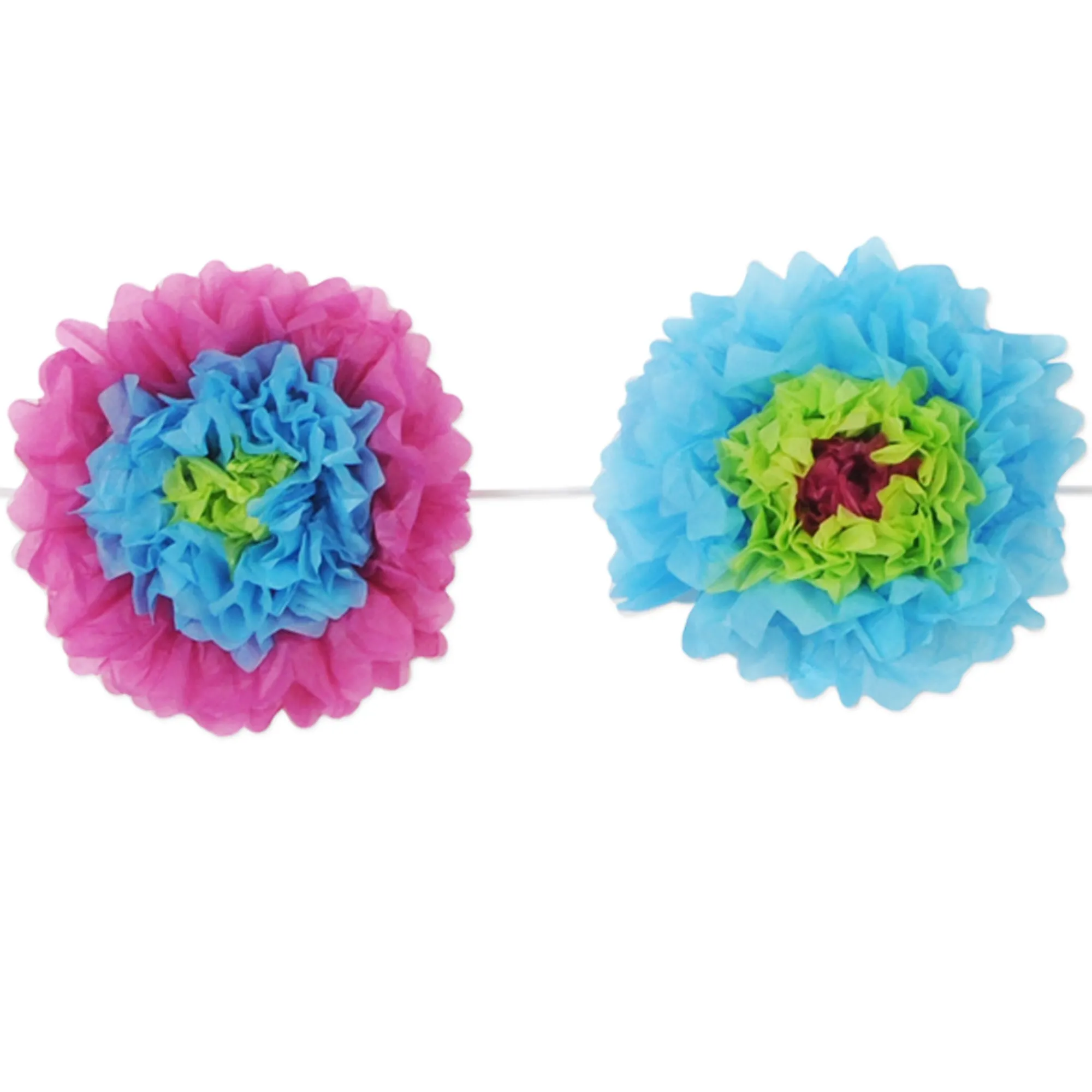 Best Windy City Novelties Tissue Flowers Garland