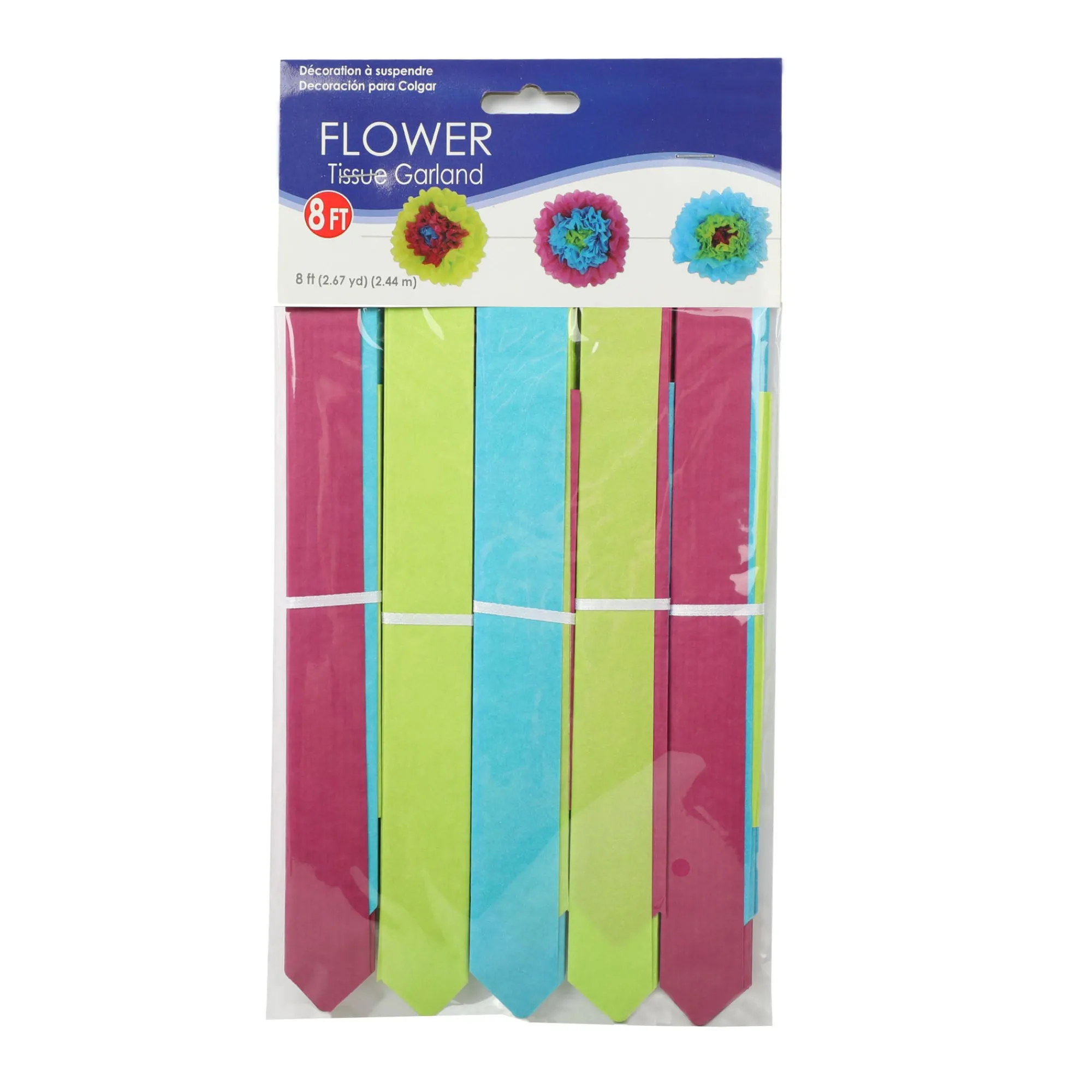 Best Windy City Novelties Tissue Flowers Garland