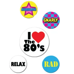 New Windy City Novelties Totally 80's Pins