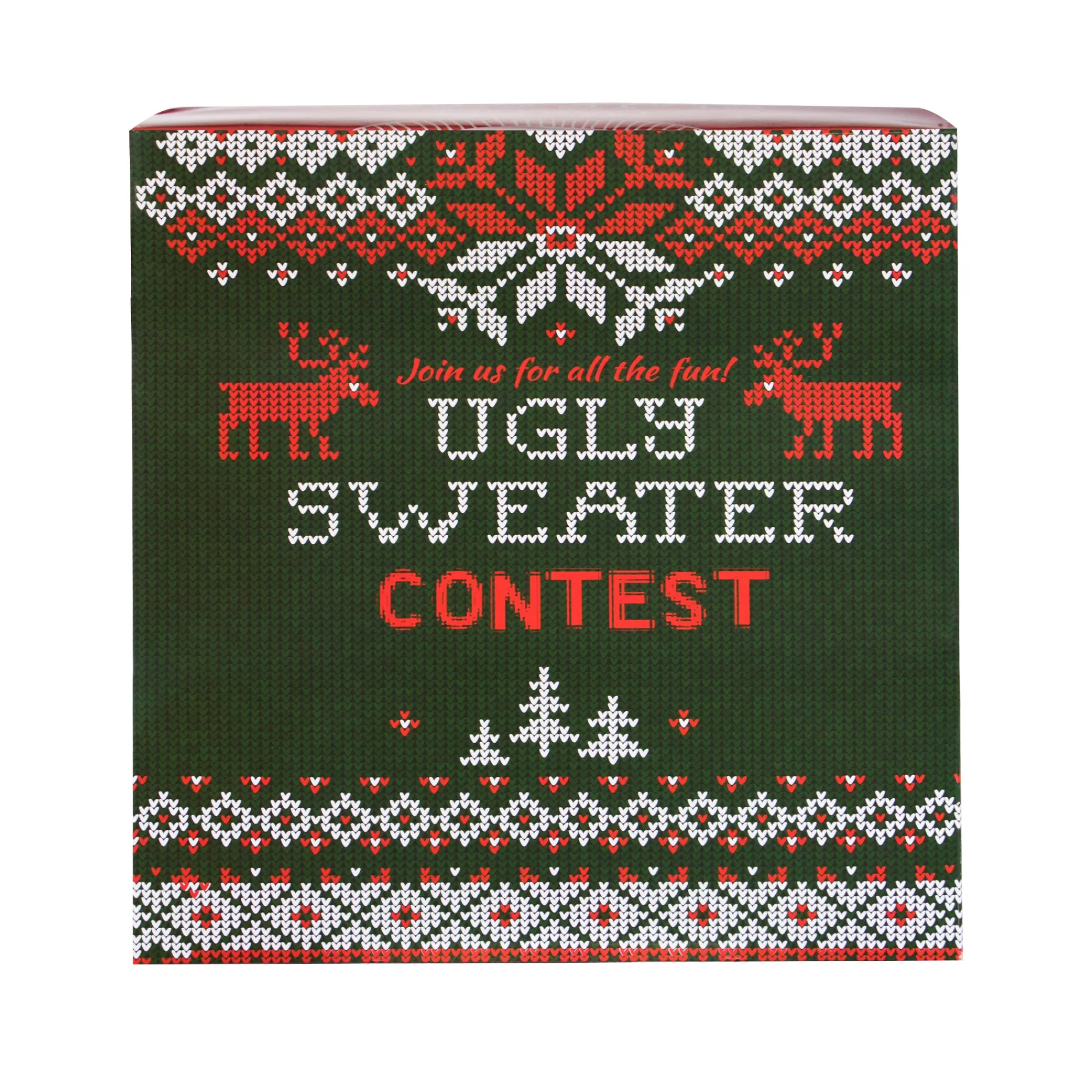 Hot Windy City Novelties Ugly Christmas Sweater Ballot Box