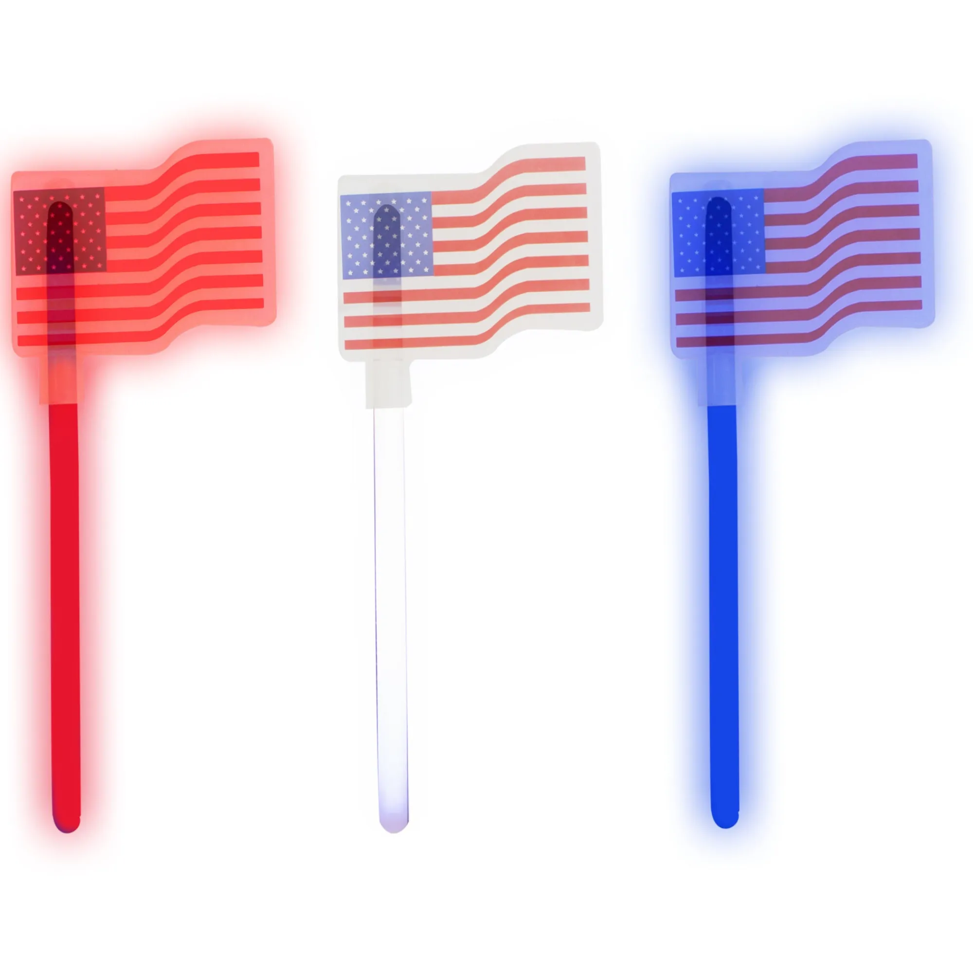 Online Windy City Novelties USA Flag Glow Wands