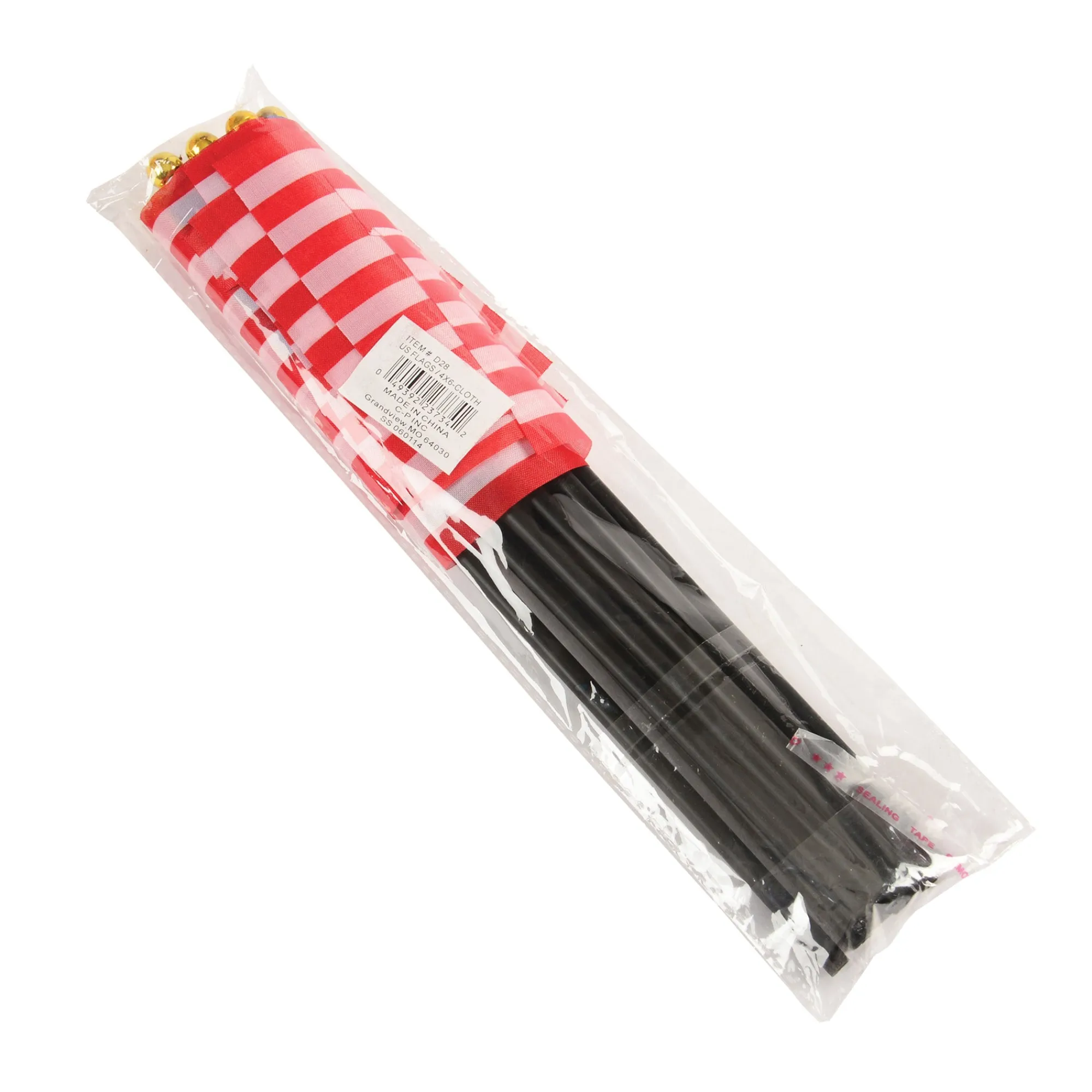 Best Windy City Novelties USA 4"x6" Cloth Flags