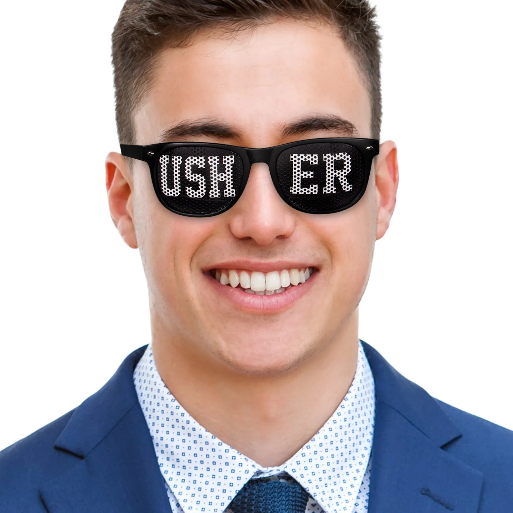 Clearance Windy City Novelties Usher Party Sunglasses Default Title