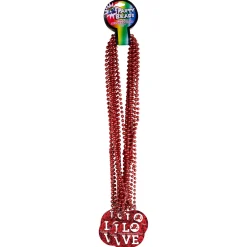 Online Windy City Novelties Valentine's Love Medallion Bead Necklaces