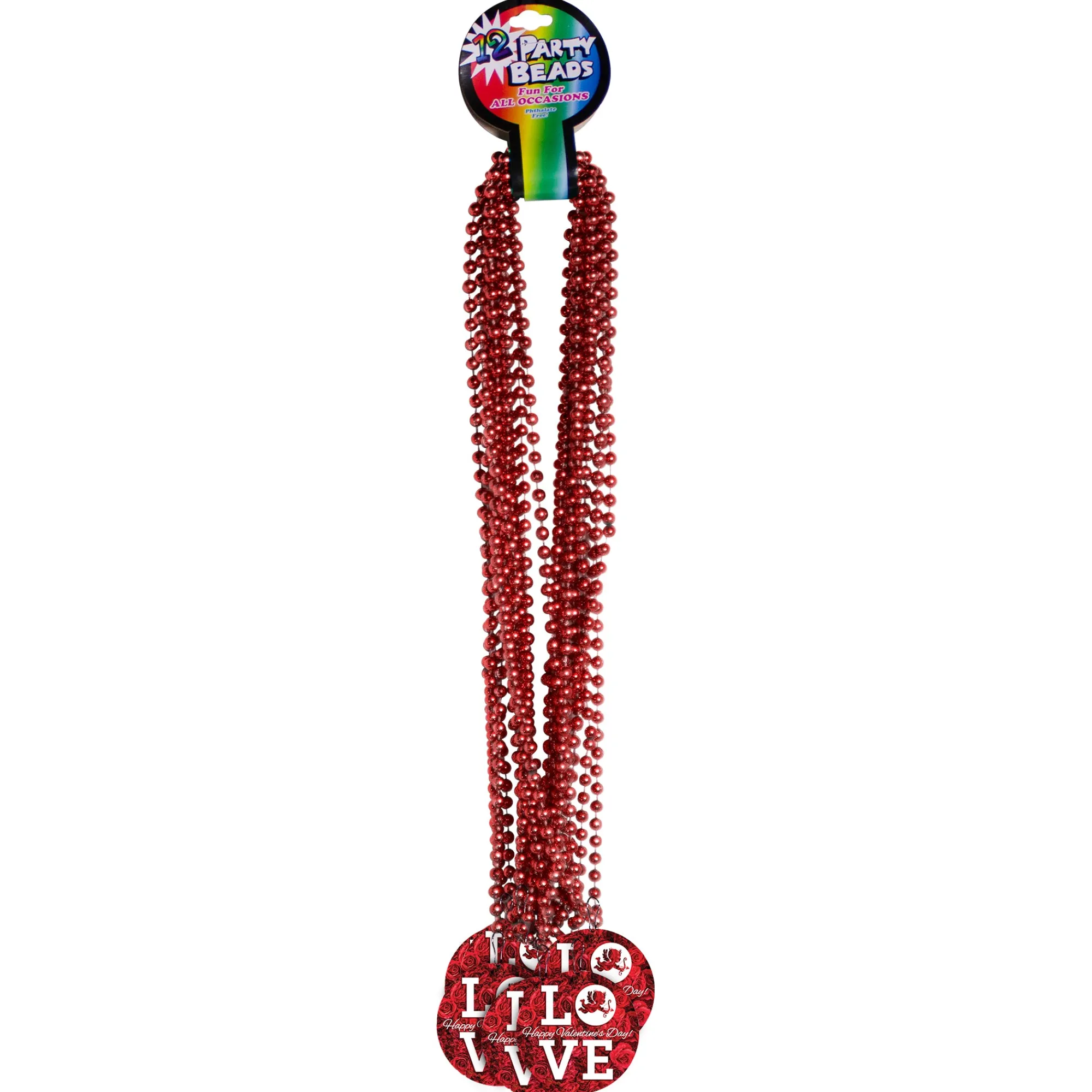 Online Windy City Novelties Valentine's Love Medallion Bead Necklaces