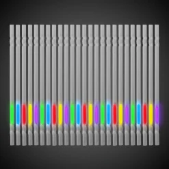 Hot Windy City Novelties Variety Glow Motion 9" Straws Assorted Colors