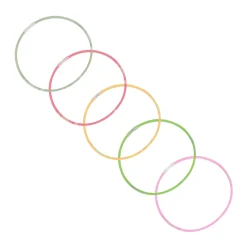 New Windy City Novelties Variety Pack 22" Glow Necklaces Assorted Colors